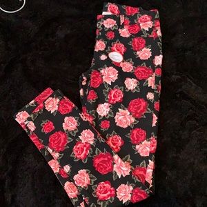 Rose jeggings